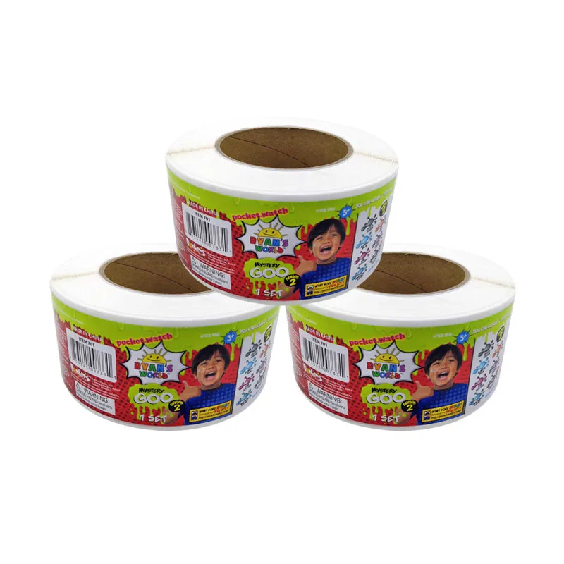 Customized Roll Packaging Self Seal Adhesive Stickers Waterproof CMYK Colorful Kid‘s Toy Vinyl Labels with Your Own Design custom various materials of self adhesive labels transparent paper waterproof and flame retardant product label stickers