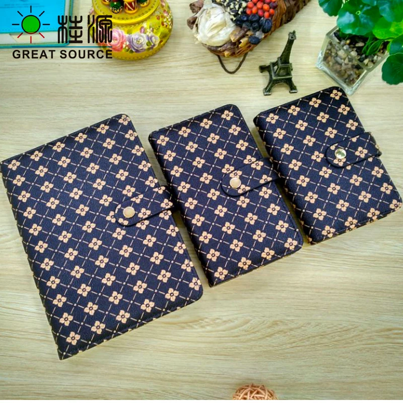 

Leather Folder Padfolio Wide Use Journal book Cover For Notebook Diary Multi-Function Wallet Folder Free Shipping