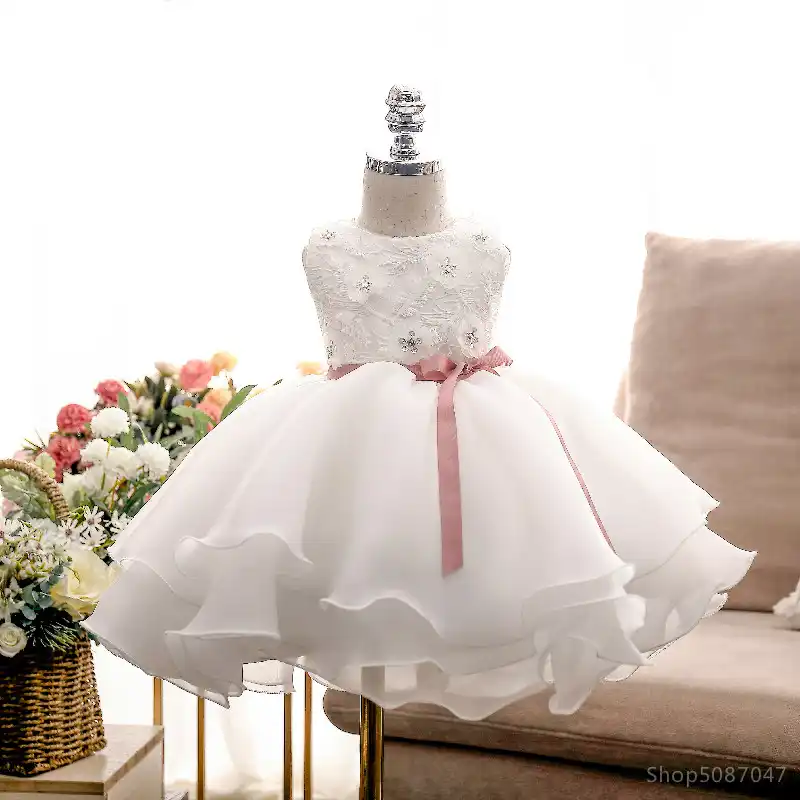 vestido de criança de batizado