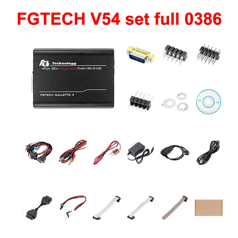 OBD2 Диагностический Инструмент Fgtech Galletto 4 Мастер v54 Fgtech FG Tech Galletto 4 Мастер FGTech BS поддержка функции BDM - Цвет: fgtech v54 0386