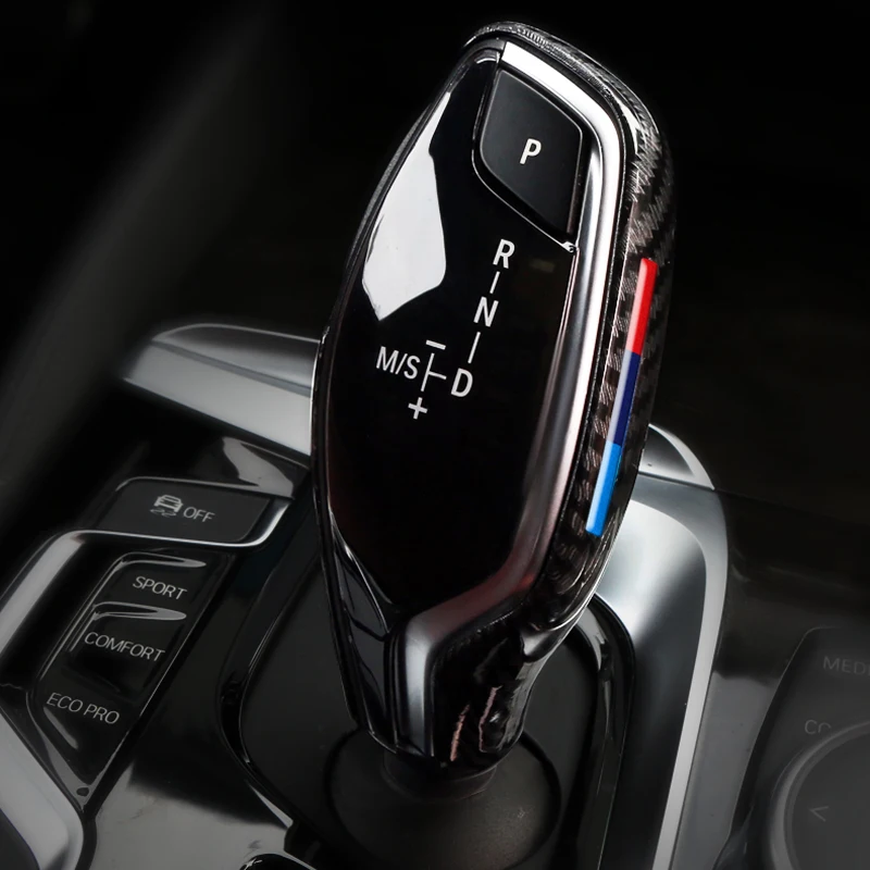 

1pc Car Interior Gear Shift Knob Lever Cover Trim Sticker For BMW X3 X4 G30 G31 G01 G02 G32 6GT LHD Shift Sticker Car Styling