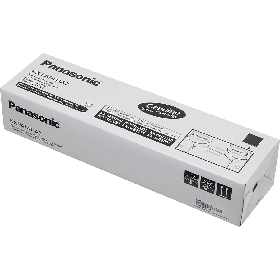 Картридж PANASONIC KX-FAT411A7, черный