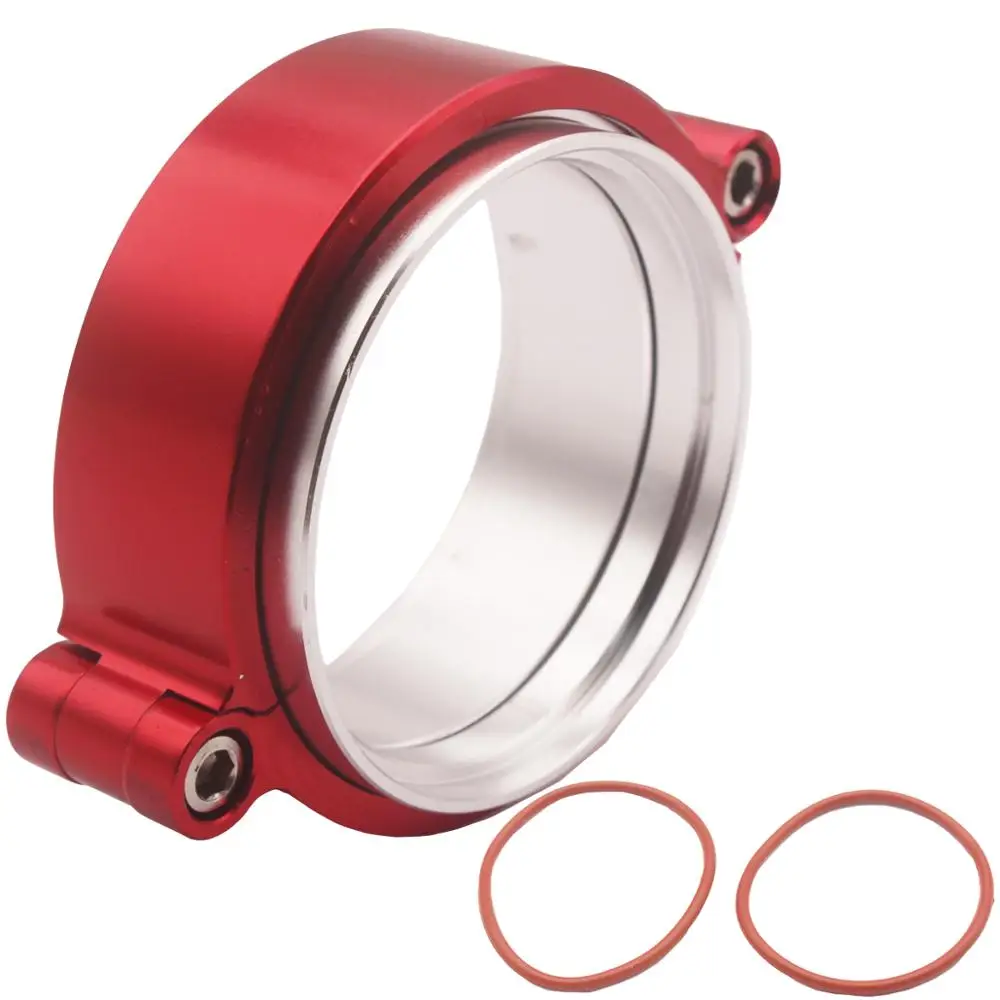 HD выхлоп V-band хомут фланец анодированный зажим для " Turbo Dump Pipe RED