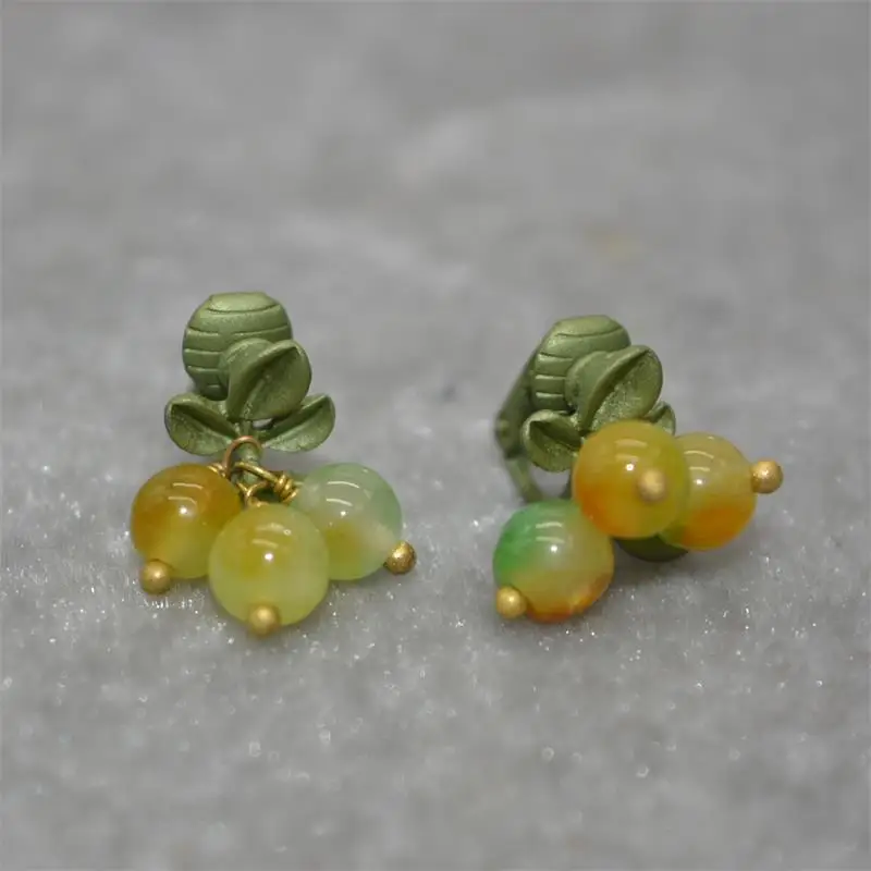 Buy Faux Pearl Grape Earrings, Fruit Earrings, Fruit Jewelry, Grape Jewelry,  Vintage Earrings, Vintage Jewelry, Gift for Mother, Gift for Her Online in  India - Etsy