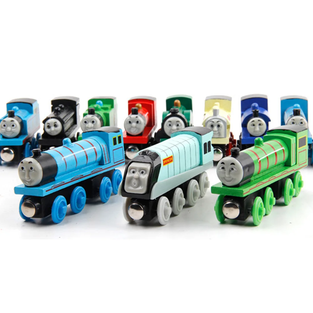 1 шт. магнитный поезд ТОМАС и друг деревянный поезд игрушечный автомобиль Томас Дети литье под давлением Brinquedos Образование Подарки на день рождения