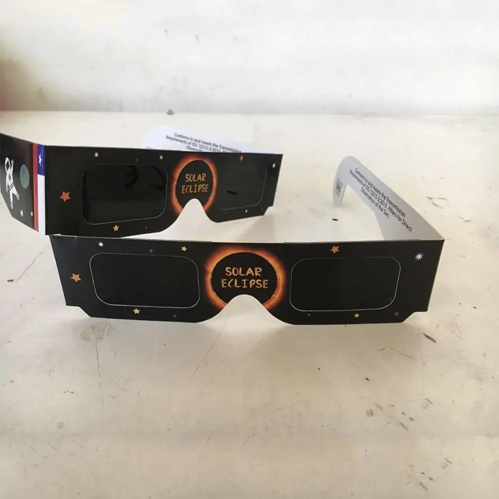 Solar Eclipse Glasses Total Solar Eclipse Glasses Paper Solar Eclipse Glasses for Viewing Frame Protect Your Eyes From