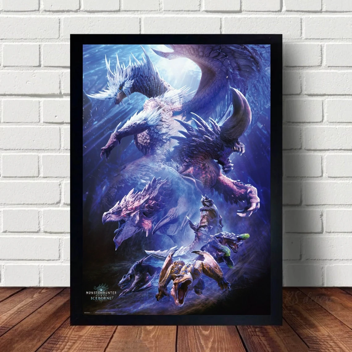 

Monster Hunter World Iceborne Video Game Poster Wall Art Canvas Painting Bedroom Living Room Home Decoration (No Frame)