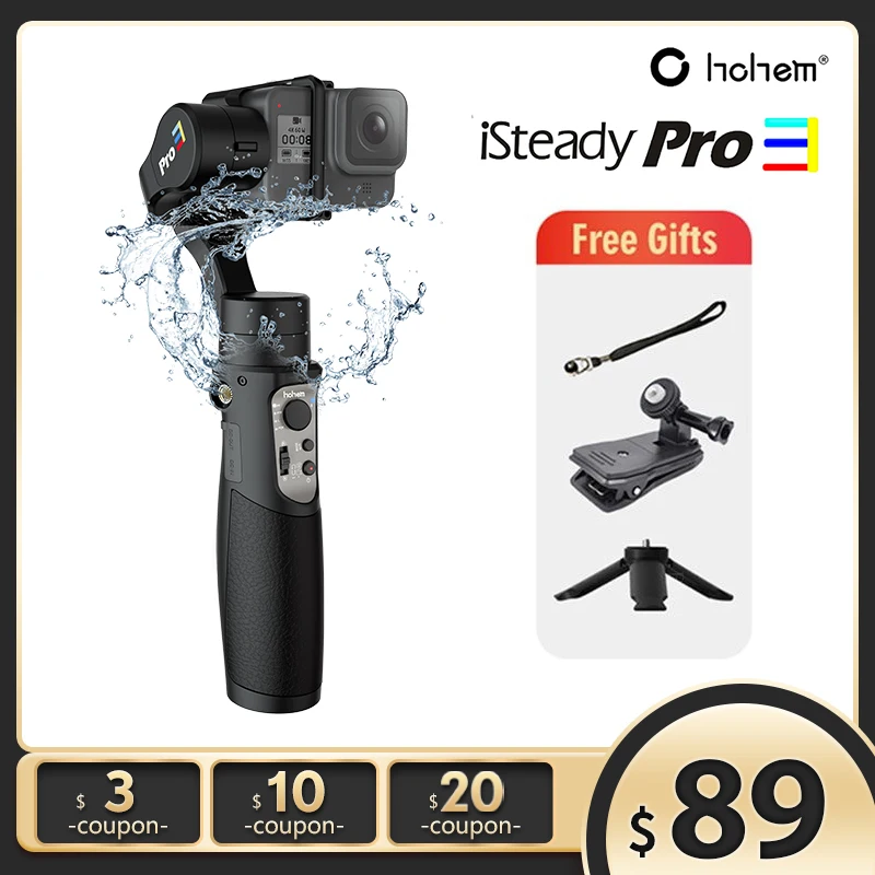 Hohem iSteady Pro 3 осевой портативный монопод с шарнирным замком Go Профессиональный