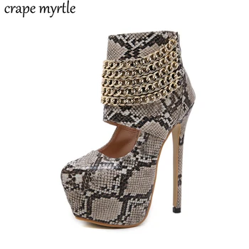 

sexy platform pumps women shoes high heels wedding shoes high heels pumps stiletto ankle strap leopard heels fall shoes YMA975