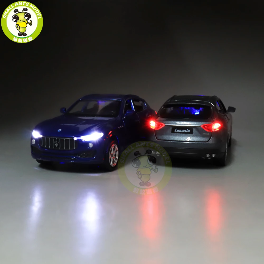 1/33 Maserati Levante SUV литая модель автомобиля SUV игрушки для детей звук освещения Вытяните назад Подарки