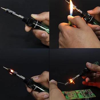 

Cordless Electronics Diy Tool Pen Shaped Electric Gas Soldering Iron Gun Blow Torch Cordless Solder Iron Welding Solder
