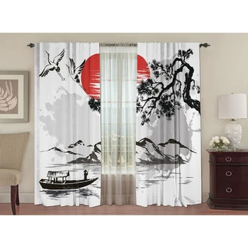 

Set of curtains Spirit of the time 150x270 +/- 3cm 2pcs, gabardine, polyethylene 2547124