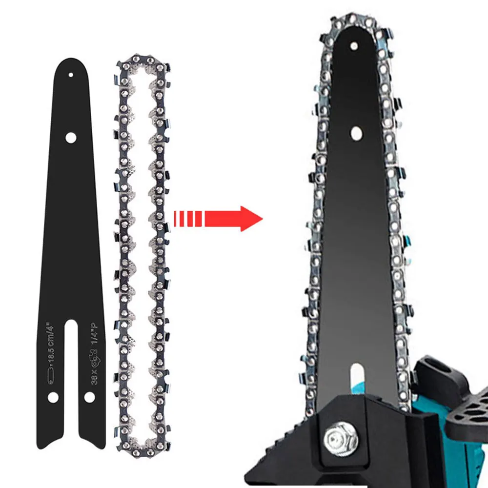 AOIUU Chaîne For Mini-tronçonneuse 8 Pouces 1/4"P Scie électrique 45