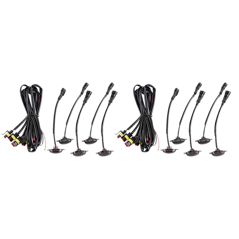 5PCS Car Front Grill Lights Fit for Dodge Durango 2011 2021 Raptor