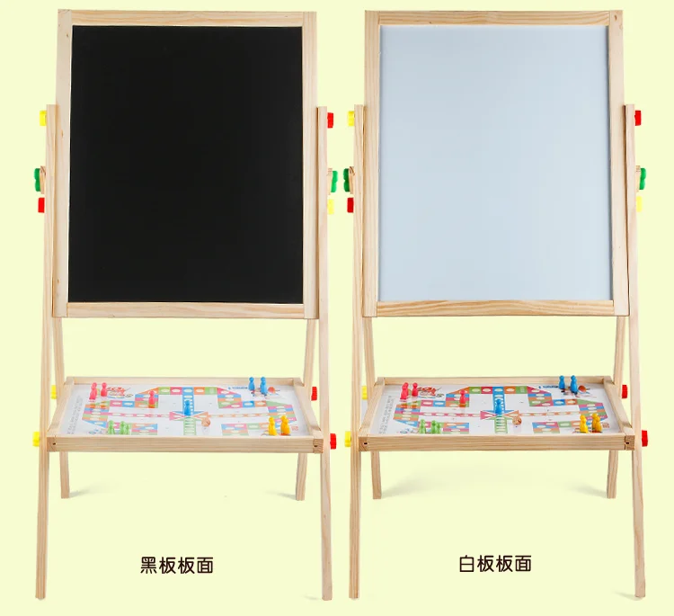 Классная доска на лямках для домашних детей, маркерная ручка, Wipable of Blackboard Whiteboard, детский двухсторонний блокнот для рисования