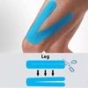 Kinesiology Tape 5cm 5m Athletic Recovery Elastic Tape Kneepad Muscle Pain Relief Knee Pads Support for Gym Fitness Bandage ► Photo 3/6