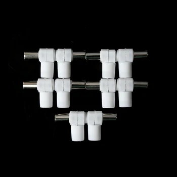 

New 9.5mm Antennas Connector Right Angle TV Plug jack for Antennas TV RF Coaxial Male Plugs Adapter 90 Degrees 5pcs/lot