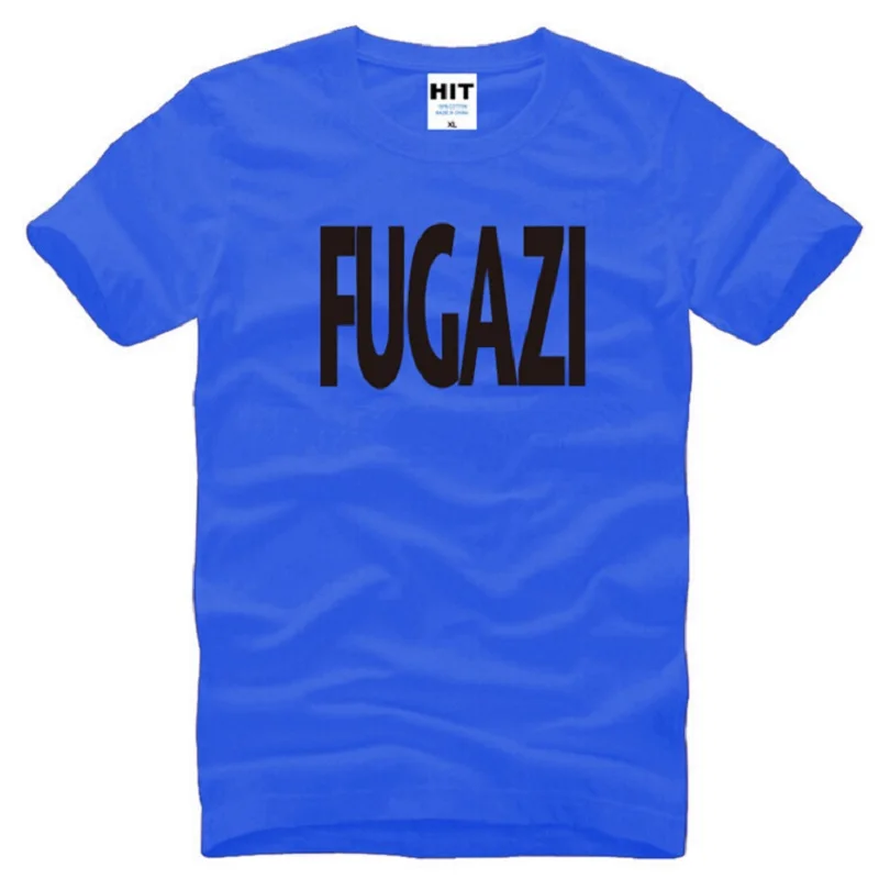 New Design Fugazi T Shirts Men Cotton Short Sleeve HEAVY METAL