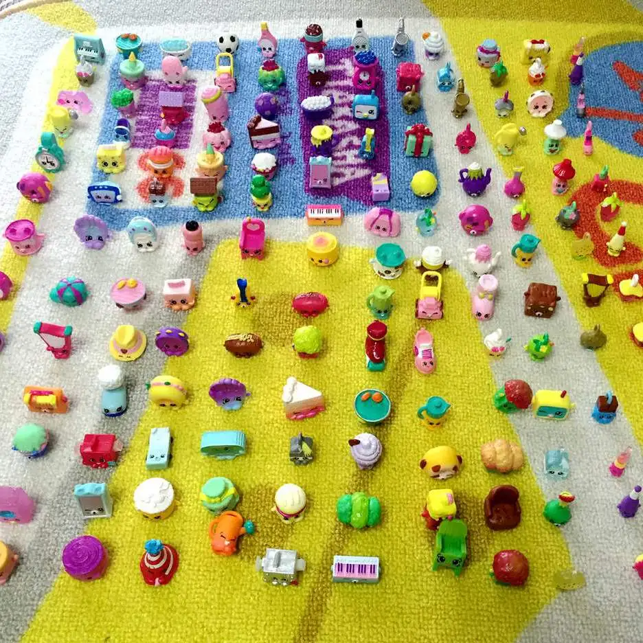 

Miniature Shopping Fruit Mini Figures Shopping Cart Shopping Bags for Family Kid's Christmas Gift Child Playing Toys