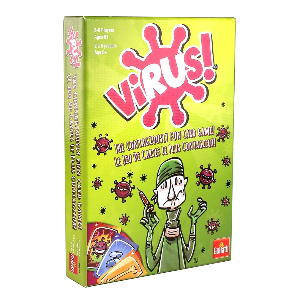Игра вирус забавная зеленая настольная игра для вечерние подарок Испанская