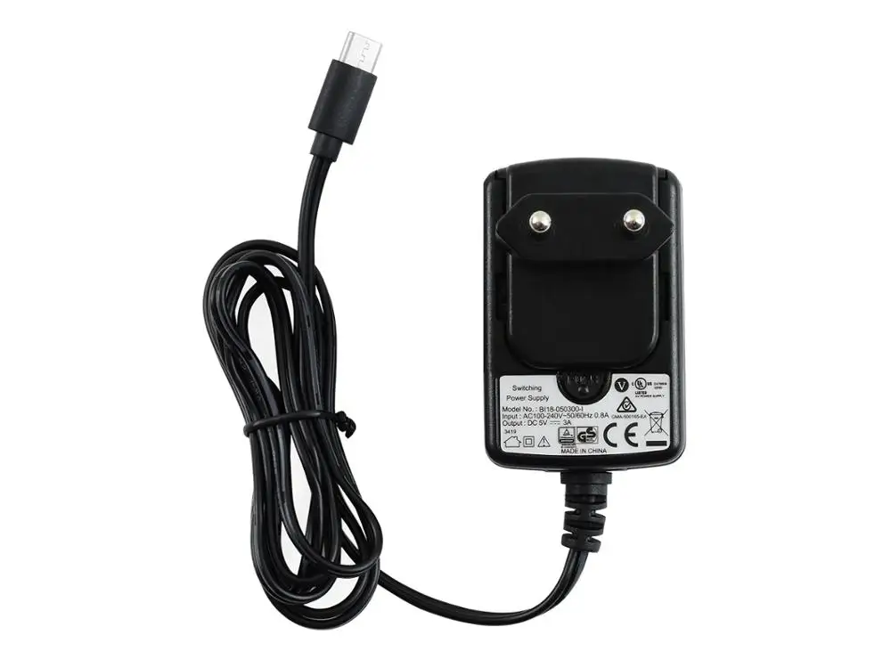 Raspberry Pi 4 USB-C США/ЕС/разъем блока питания для Великобритании, 5 В/3A, сертификация безопасности, Мульти Защита
