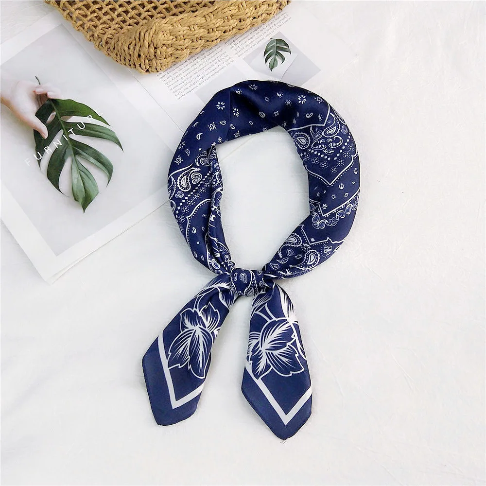 Floral silk bandana Clearance