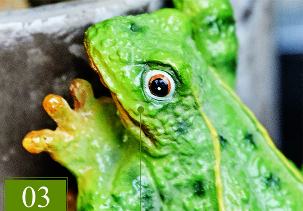 3 Pcs/Set Creative Hanging Climbing Frogs Bonsai Decorative Potted Outdoor Garden Flowerpot Ornaments Home Desk Decor Kids Gift