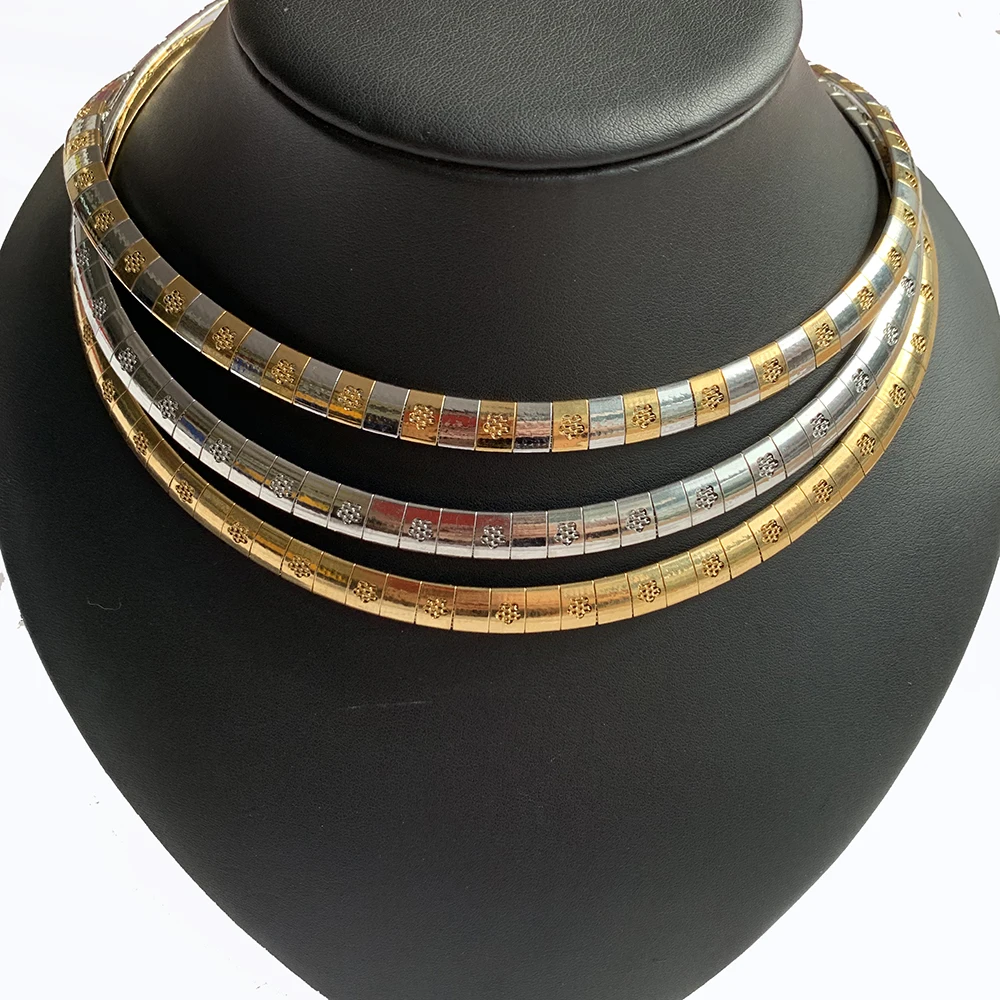 Ошейник из нержавеющей стали для женщин чокер со звездами цветами цепочка