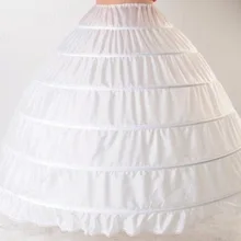 Шесть стальных кринолин свадебное платье костюм с юбкой-пачкой платье-комбинация 6 круг не пряжи очень большой Pannier завод