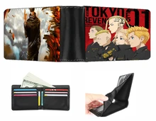 

Anime Tokyo Revengers wallet Men women short wallet teenagers Card Holder PU Short Zero Wallet student Coin Purse