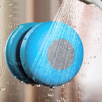

mini waterproof speaker portable wireless speaker with Suction cup blue tooth speaker
