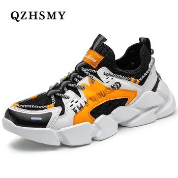 

Men Running Shoes Durable Sports Shoes Male Comfortable Trainers Non-slip Men SneakersLace-Up Sports Walking Jogging Shoes Man