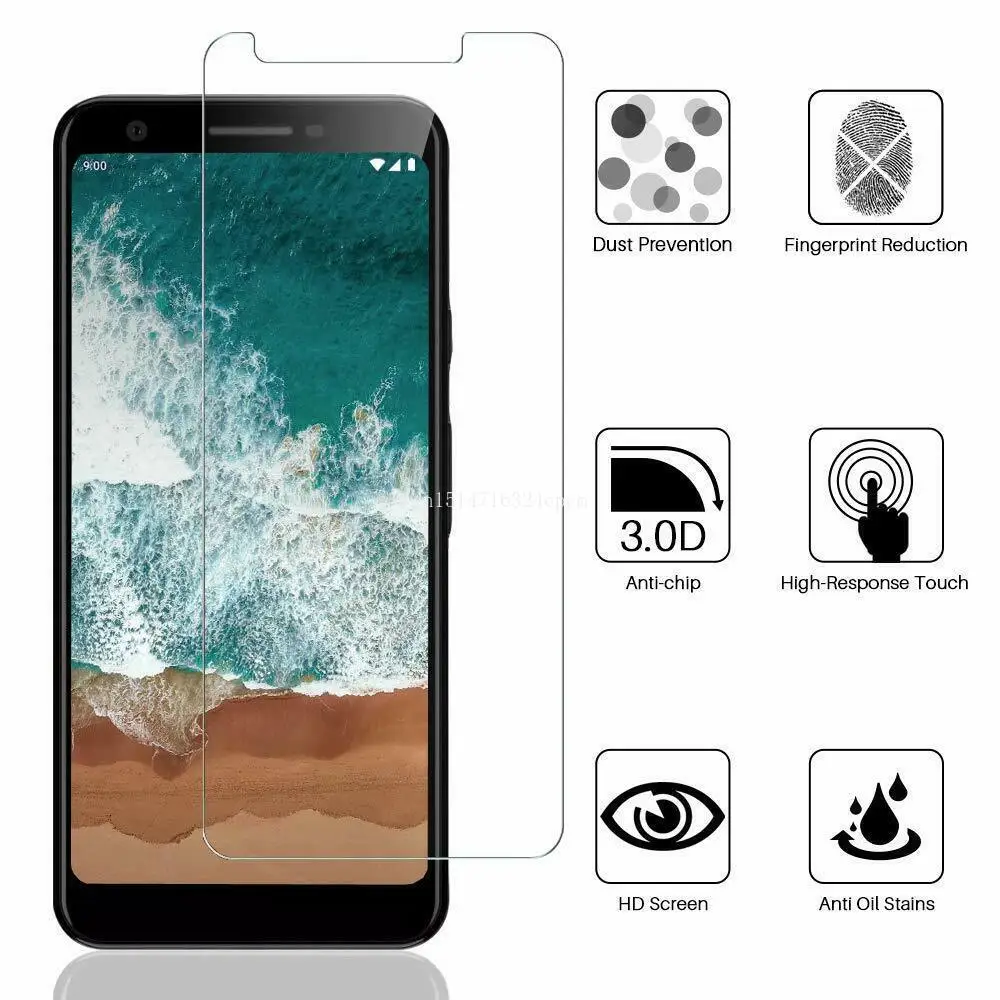 2 шт закаленное стекло для Google Pixel 2 3 3A 4 XL Lite 1 Pixel2 Pixel3 Pixel3Lite Защитная пленка для экрана