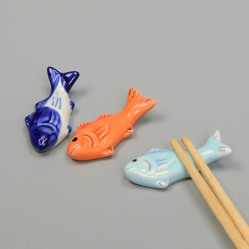 

Ceramic super cute bear chopsticks rack cat chopsticks rack daily ceramic cutlery