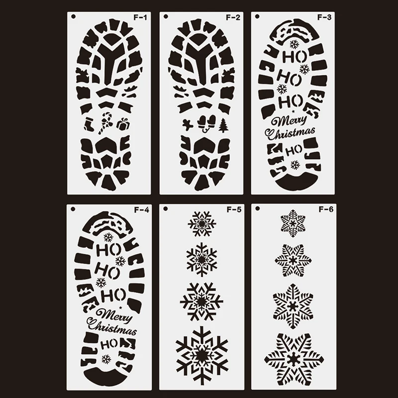 https://ae01.alicdn.com/kf/Headeb1cbeb3d4f5d818c5838841ad0229/6PCS-Plastic-Foot-Print-Stencil-Xmas-Snowflakes-Santa-Claus-Foot-Print-Drawing-Stencil-DIY-Album-Decorative.jpg