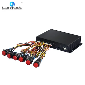 

MPC1005-6 Plastic push button Lanmade HD media display for store digital player media player