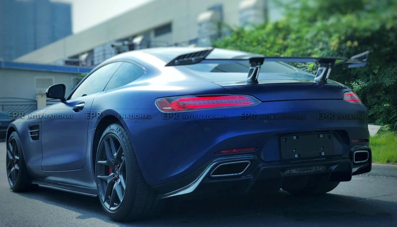 Карбоновый диффузор для AMG GT Ren, стильный карбоновый задний диффузор, комплект для тела, тюнинг для AMG GT, гоночная часть