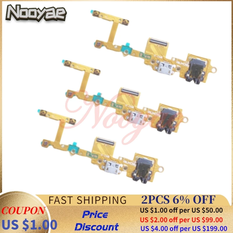 For Lenovo YOGA Tab 2 Pro 1380F 1380 Micro Charging Port Connector USB Dock Charger Connect Headphone Jack Flex Cable 5pcs lot