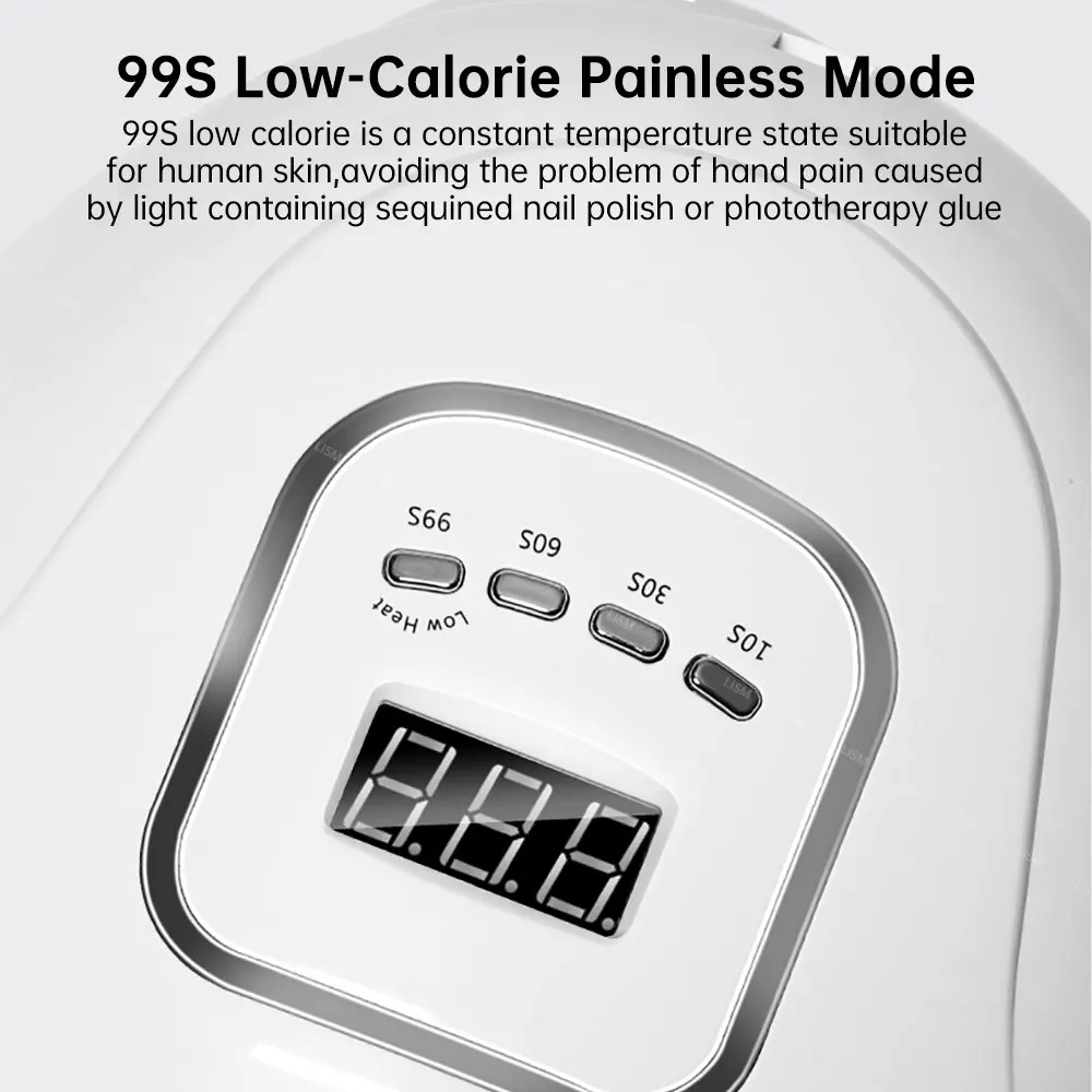 90W UV LED Nail Lamp For Manicure 45 Leds Nail Dryer For All Gels Polish LCD Display Lamp For Drying Nails Manicure Tools - Image 4