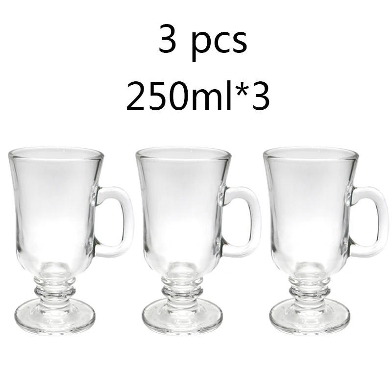 Bely Irish Double Wall Glass Coffee Cups,Set of 4 (13oz, 370ml),Clear  Coffee Mug,Coffee Glass,Tea Cups,Latte Cups,Glass Coffee Mug,Beer  Glasses,Latte Mug,Clear …