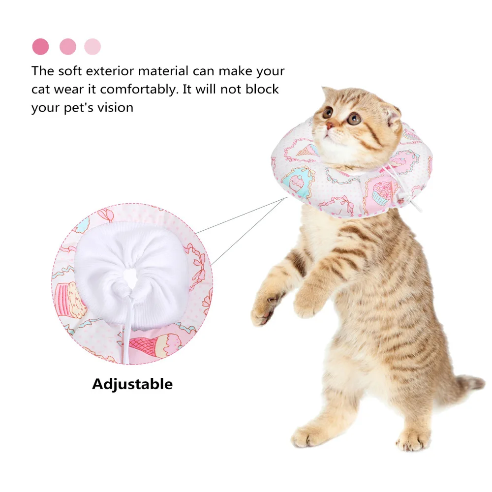 licking Collar iplusmile Cat Supply Pet Kitten Recovery Neck Cone Cat Recovery Collar Cat Collar Anti licking Collar iplusmile Cat Supply Pet Kitten Recovery Neck Cone Cat Recovery Collar Cat Collar Anti