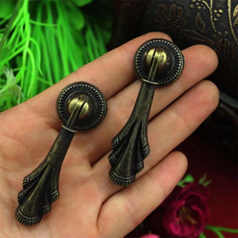 

10Pcs Antique pendant Cabinet Knobs and Handles Wardrobe Door Pulls Dresser Drawer Handles Kitchen Cupboard Handle