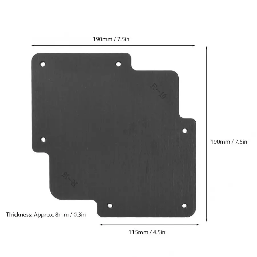 Angle Ruler R Round Corner Templates Aluminium Alloy with Bearing Knife carpenter Tool Ferramentas Para Marceneiro Hand Tool
