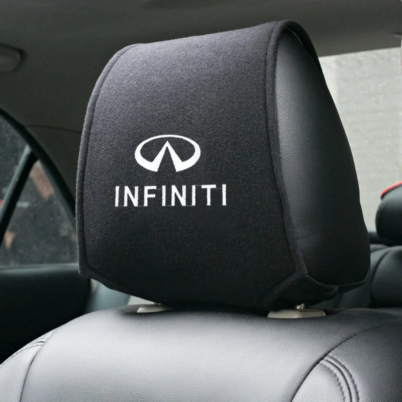 Автомобильный-Стайлинг для Infiniti FX35 Q50 Q30 ESQ QX50 QX60 QX70 EX JX35 G35 G37 Горячая крышка на подголовник автомобиля 1 шт
