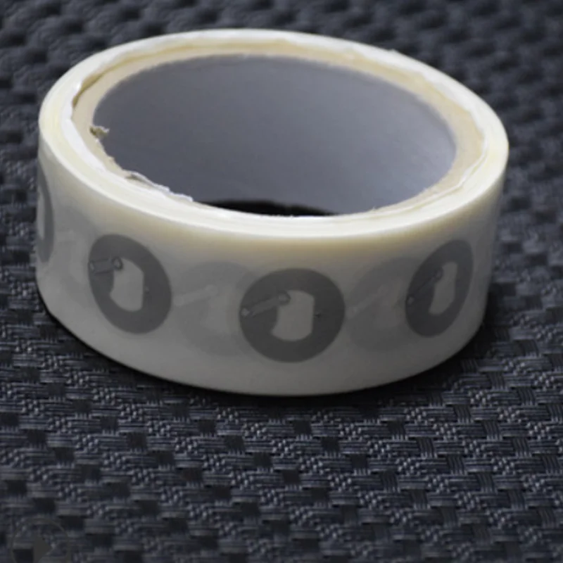 100PCS 25mm NFC transparent Stickers Protocol 13.56MHz ISO14443A Universal Label RFID Tags NFC Phones NFC Tag Badges Wet Inlay
