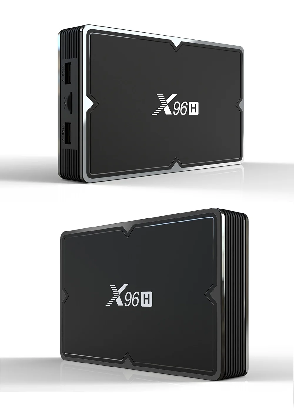 Android 9,0 Smart tv Box 4G 64G X 96H H603 четырехъядерный 5G двойной Wifi Bluetooth 4,1 100M 4K HD телеприставка Google Play Stoer YouTube