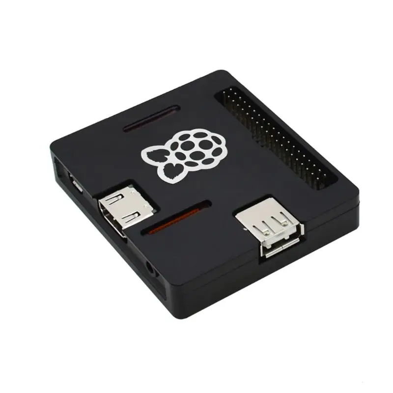 Ультратонкий алюминиевый охлаждающий чехол металлический корпус для Raspberry Pi Модель 3A/A+ 83XB