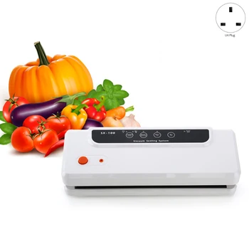 

EAS-Automatic Vacuum Sealer Packer Vacuum Air Sealing Packing Machine for Food Preservation Dry, Wet, Soft Food with 10Pcs Bags