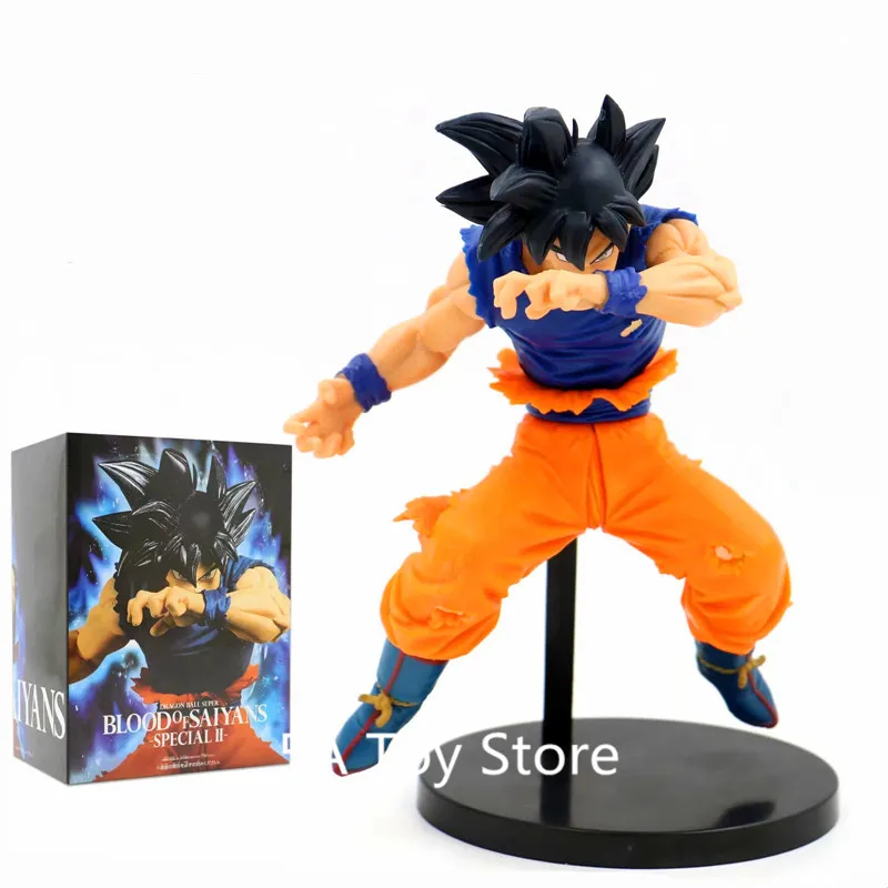 Dragon Ball Супер крови Saiyans Son Goku Ultra Instinct ПВХ фигурка Коллекционная модель игрушки куклы