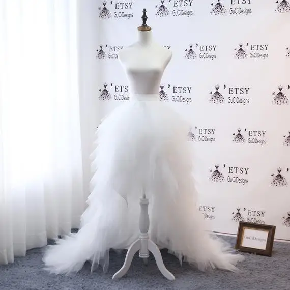 PHOTO High Low Tutu Layered Tulle Skirt 